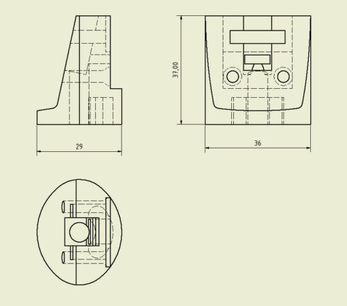 Pièce de maintien de parois de douche. – Image 3