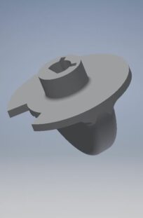 Bouton de thermostat chauffe-eau