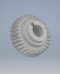 Engrenage pour fenêtre type Vélux