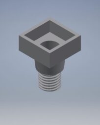 Pied à hauteur ajustable par vis pour étagère