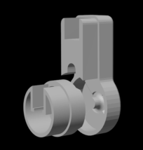 Pivot de porte de douche Leroy Merlin bas complet