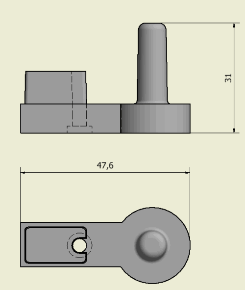 Pivot de porte de douche – Image 2